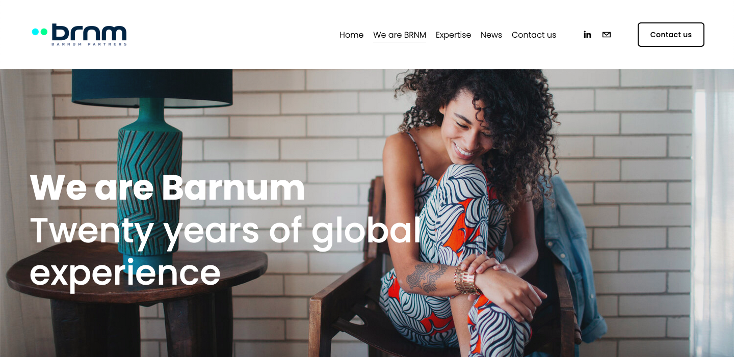 Sito web Barnum Partners